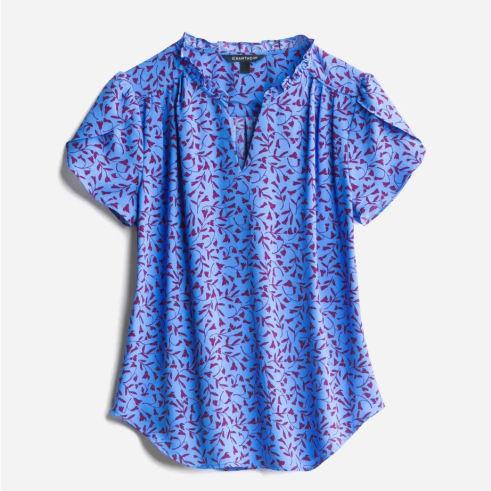 Tiffany Tulip Sleeve Blouse